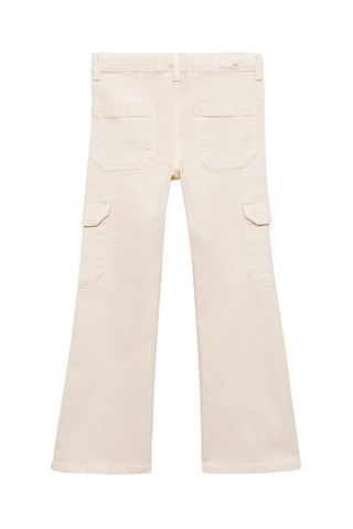 Jean cargo flare - Beige