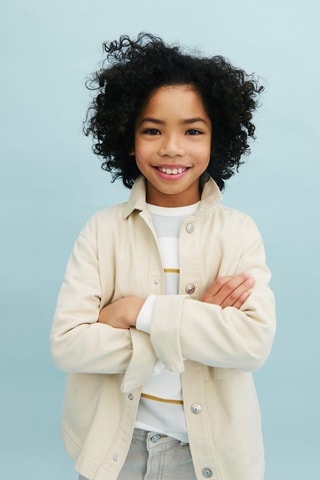 Veste serge poches - Beige