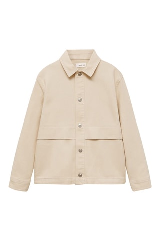 Veste serge poches - Beige