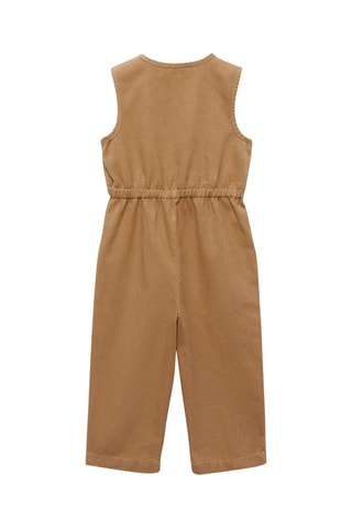 Combi-pantalon boutons - Marron