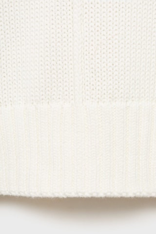 Pull-over maille manches longues - Blanc