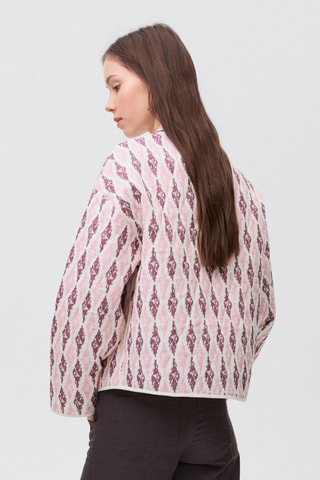 Blouson matelassé coton - Rose clair
