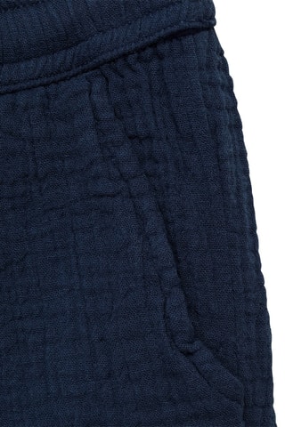 Pantalon droit coton - Bleu