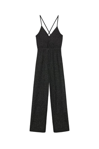 Combi-pantalon en lurex - Noir