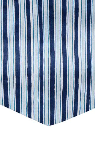 Top foulard pointe - Bleu marine