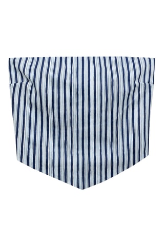 Top foulard pointe - Bleu marine