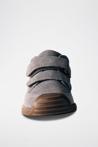 Tennis cuir biomecanics - Gris