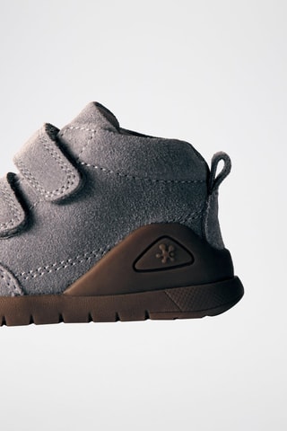 Tennis cuir biomecanics - Gris