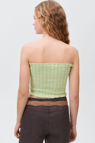 Top bustier - Vert
