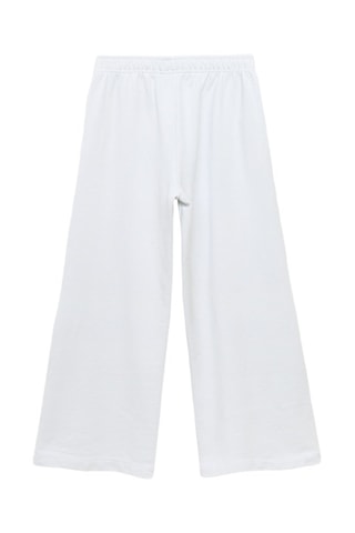 Jogging coton taille élastique - Bleu