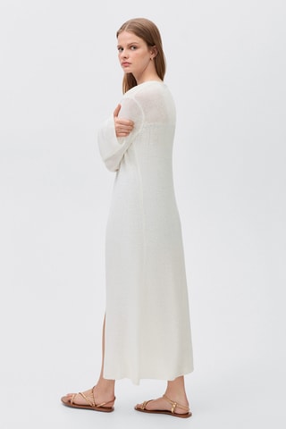 Cardigan long maille - Blanc