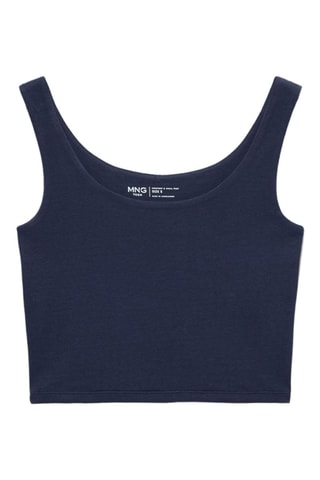 Crop top de sport - Bleu marine