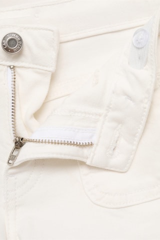Short en jean droit - Bleu