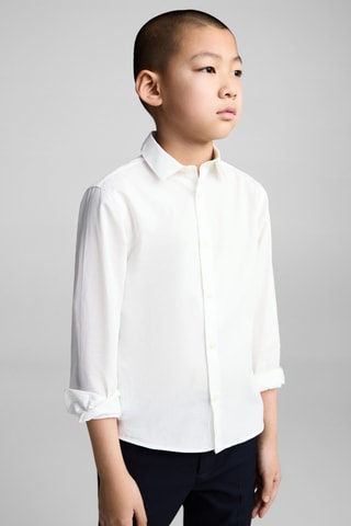 Chemise oxford en coton - Blanc
