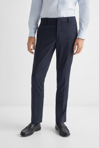 Pantalon de costume slim fit - Bleu marine