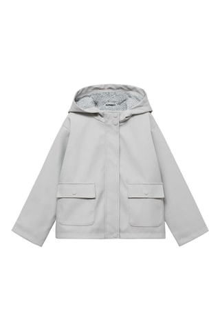 Parka matelassée à capuche - Bleu