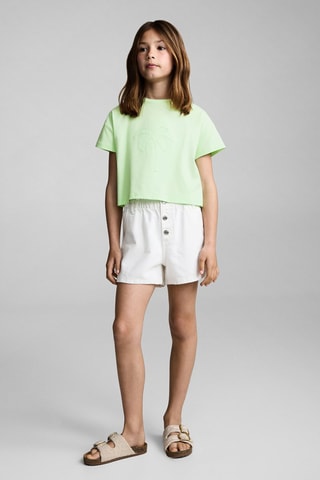 T-shirt dos croisé palmier - Vert