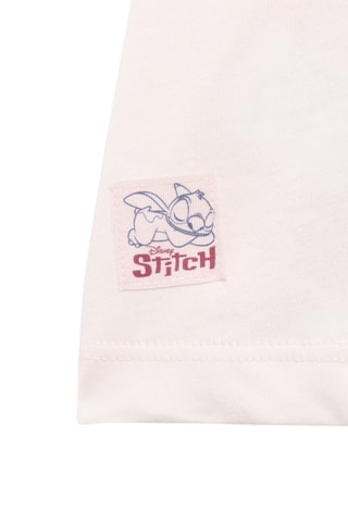 T-shirt Lilo et Stitch - Rose