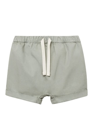 Short coton uni - Vert