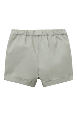 Short coton uni - Vert