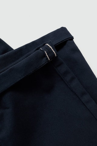 Pantalon chino coton - Bleu