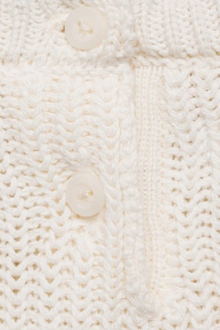 Pull-over maille contrastant - Blanc