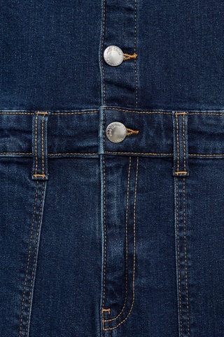 Combinaison évasée denim - Bleu