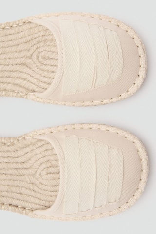 Espadrilles fermeture à boucle - Beige