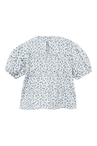 T-shirt imprimé fleuri - Blanc