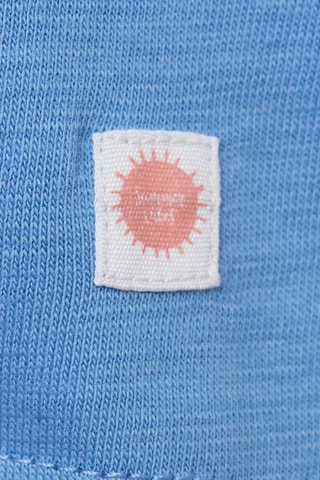 T-shirt coton boutons - Bleu