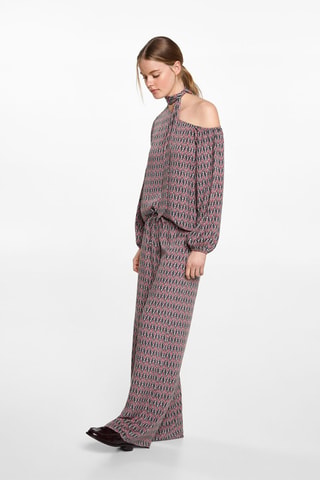 Blouse asymétrique - Rouge