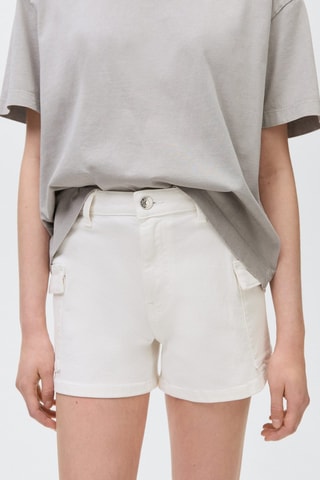 Short cargo - Blanc