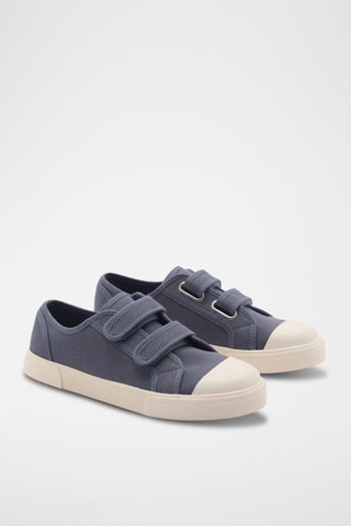 Baskets attaches Velcro - Bleu