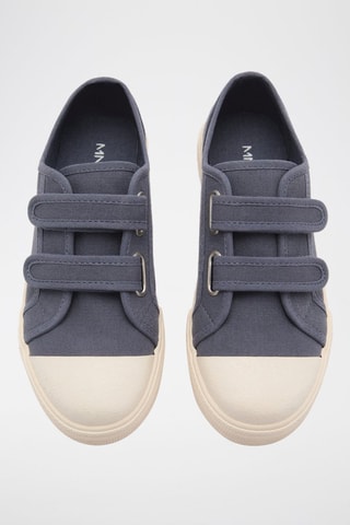 Baskets attaches Velcro - Bleu