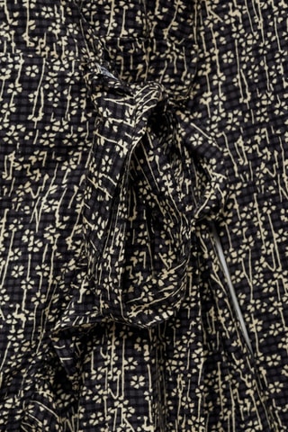 Robe à imprimé fleurs - Gris