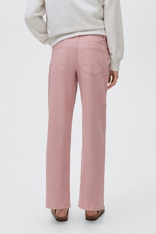 Jupe-culotte jean - Rose clair
