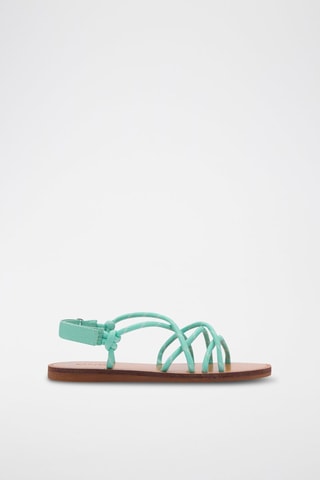 Sandales à lacets - Vert