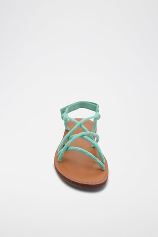 Sandales à lacets - Vert