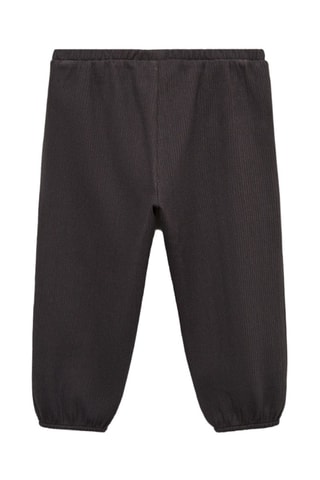 Pantalon maille coton - Gris