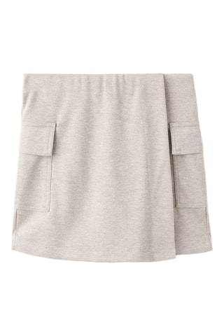Jupe-short à poches cargo - Beige