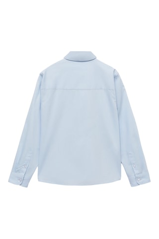 Chemise oxford en coton - Bleu clair