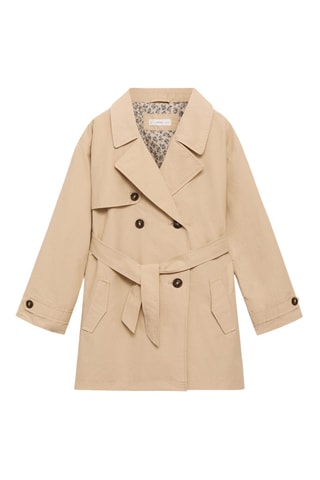 Trench double boutonnage - Gris clair