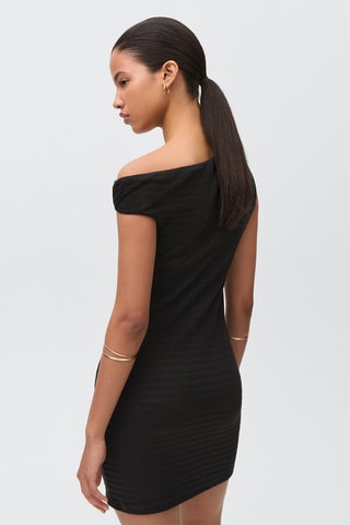 Robe courte maille - Noir