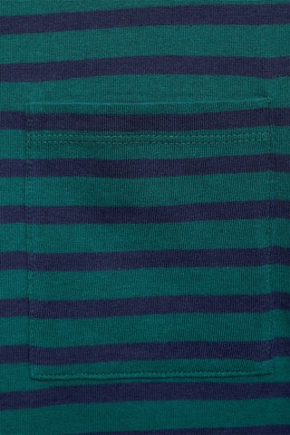 Pyjama long à rayures - Vert