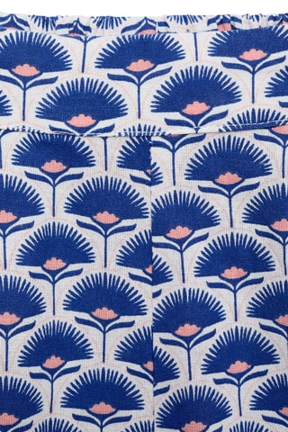Short lin imprimé - Bleu