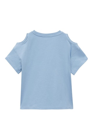 T-shirt cut out - Blanc