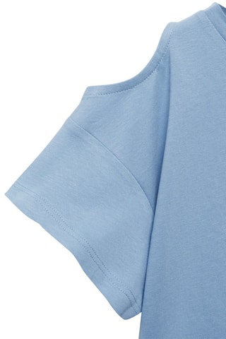 T-shirt cut out - Blanc