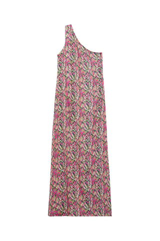 Robe imprimée à noeud - Vert