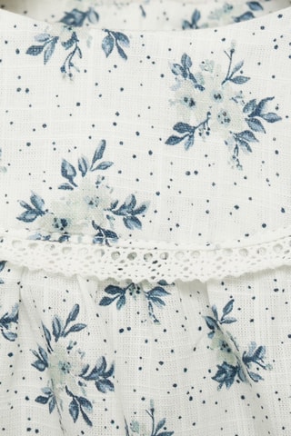 Robe et culotte imprimées - Blanc