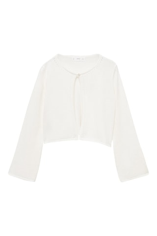 Cardigan maille fine coton - Rose